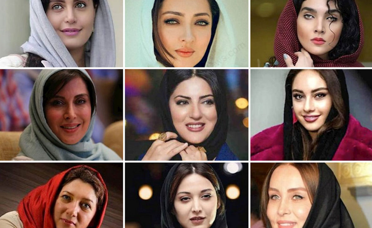 زیباترین خانم بازیگران چشم رنگی ایران + 32 عکس و چهره جذاب