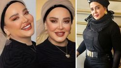 گشت و گذار بهاره رهنما با آرایش غلیظ و ماشین لاکچری در خیابان ها + فیلم
