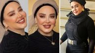 گشت و گذار بهاره رهنما با آرایش غلیظ و ماشین لاکچری در خیابان ها + فیلم