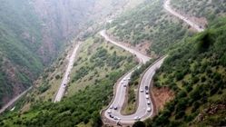 جاده هراز مسدود شد