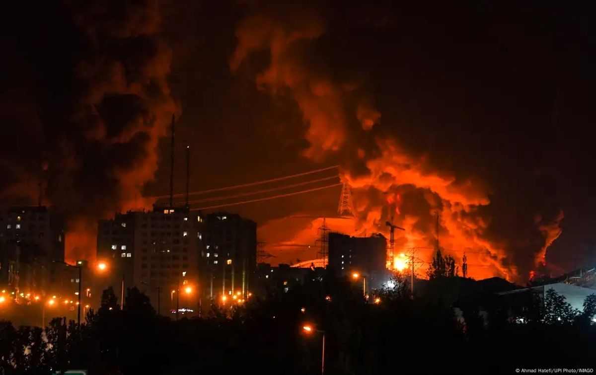 انفجار در پایگاه هوایی «نواتیم» بر اثر موج حملات ایران
