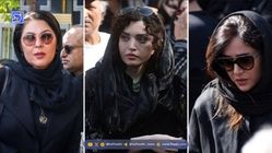 عکس روز| خاکسپاری تلخ هنرمندان با حضور بازیگران و استایل هایشان