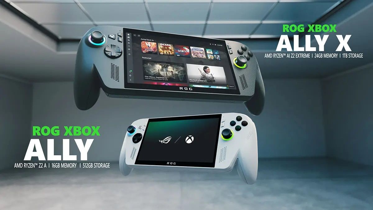 کنسول دستی Xbox معرفی شد ROG Xbox Ally با دو نسخه قدرتمند در راه است (ویدیو)