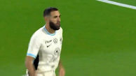 گل اول الاتحاد به الاخدود توسط کریم بنزما