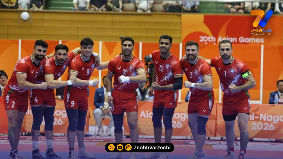 کبدی ایران نایب‌قهرمان بازی‌های آسیایی ناگویا شد