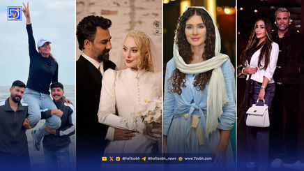 قاب امروز| ‌بخت آرام، فراغت کامران، قلمدوش مهسا‌
