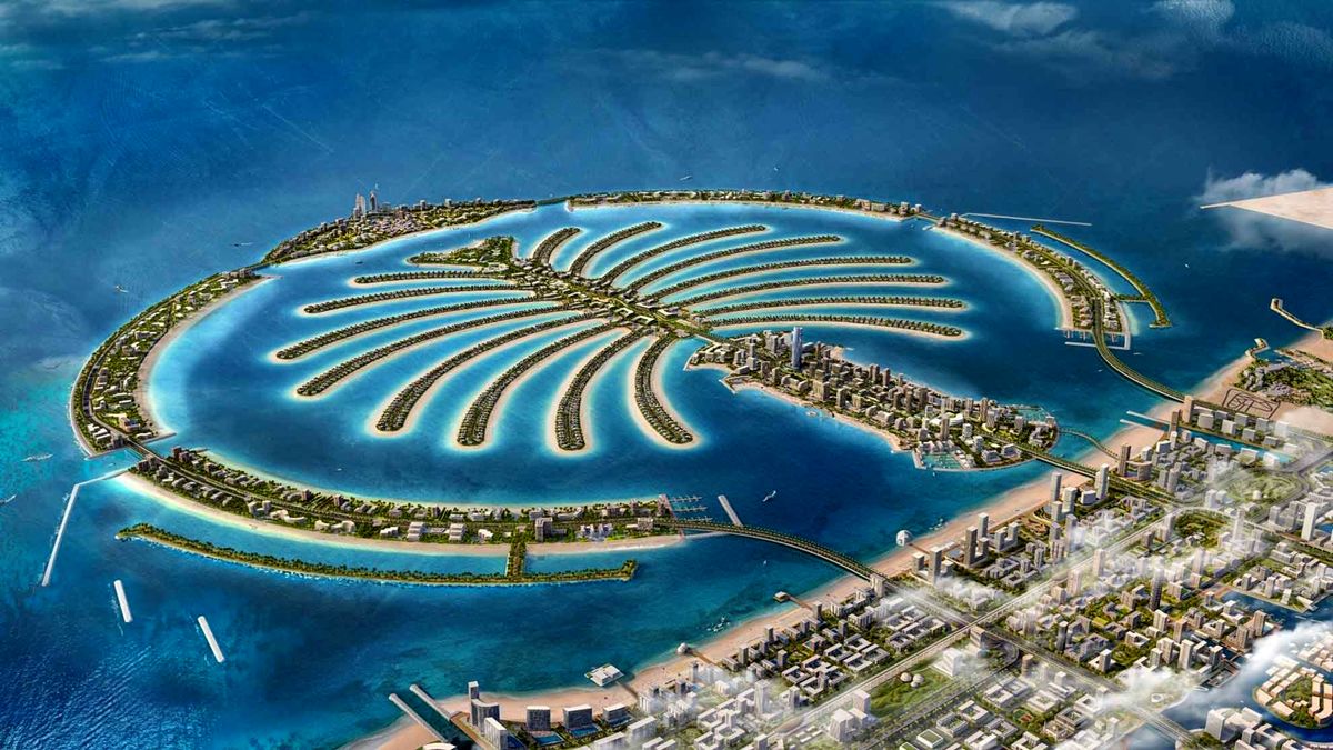 کدام جزایر بزرگ دنیا مصنوعی و ساخت دست بشر هستند؟