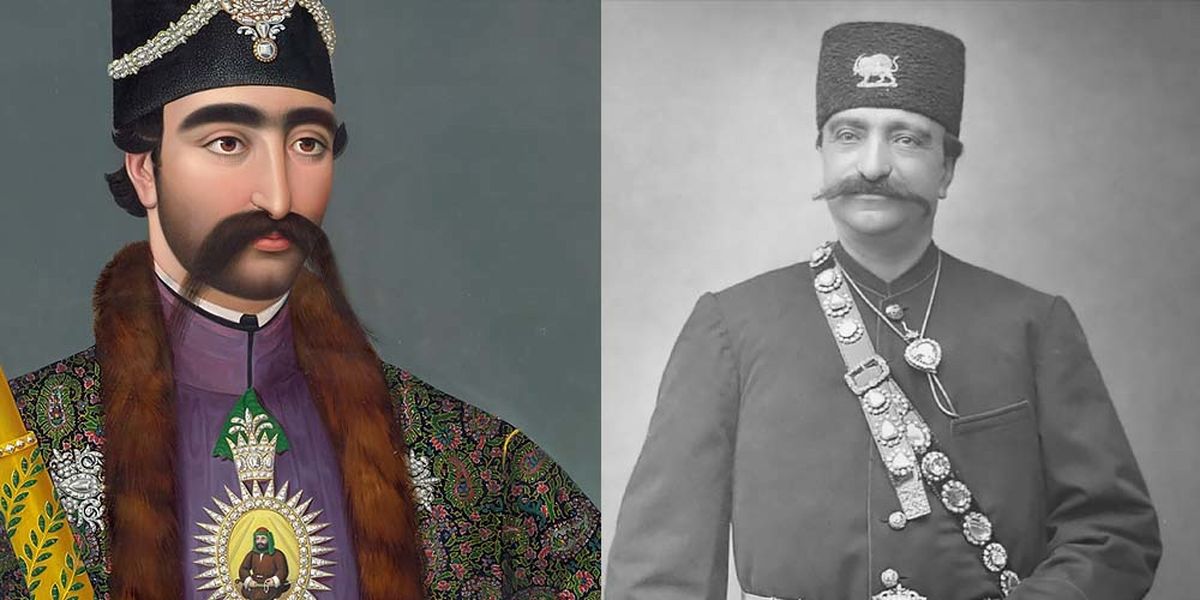 اسکناس تاریخی زمان قاجار با تصویر ناصرالدین شاه + عکس