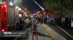جزئیات آتش‌سوزی در بیمارستان شریعتی تهران + ویدیو