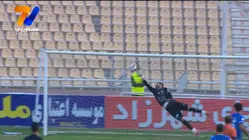 شوت تماشایی و گل اول پادیاب به استقلال توسط فریبرز یوسفی