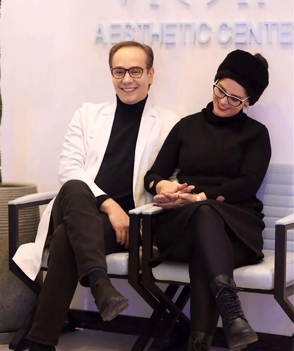  غزل شاکری در کنار همسرش 1