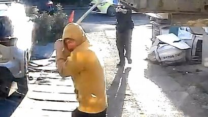 ویدئو | لحظه دستگیری مرد شمشیربه‌دست توسط پلیس لندن