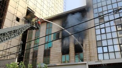 آتش‌سوزی وحشتناک در فروشگاه میلاد شاهین شهر