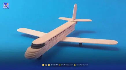 آموزش ساخت کاردستی هواپیما با چوب بستنی