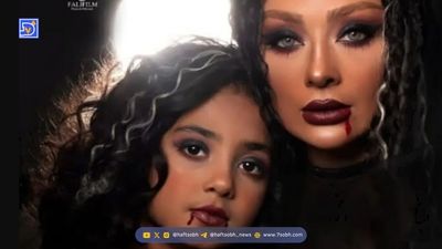 جشن هالووین دختر بیرانوند به سبک «ونزدی» / سلیقه اکرم بانو