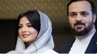 استایل شیک و شاهانه مونا فائزپور همسر احمد مهران‌فر؛ ترکیب پیراهن سفید با دامن آبی درباری
