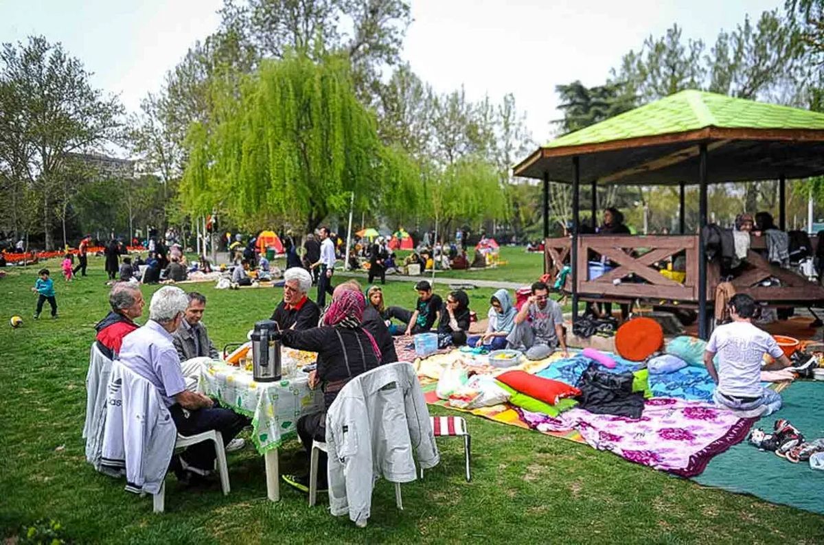 ۶۴ هزار هکتار فضای سبز تهران میزبان شهروندان در روز طبیعت