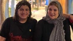  ژست یادگاری آیین پسر دو متری ریما رامین فر با سارا و نیکای سریال پایتخت در پشت صحنه سریال 