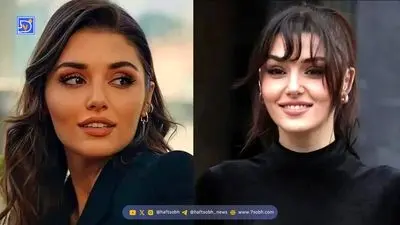 فلامک جنیدی و خانواده اش در لندن / پوشش متفاوت خانم بازیگر 