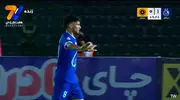 گل دوم استقلال به سپاهان توسط قلی زاده