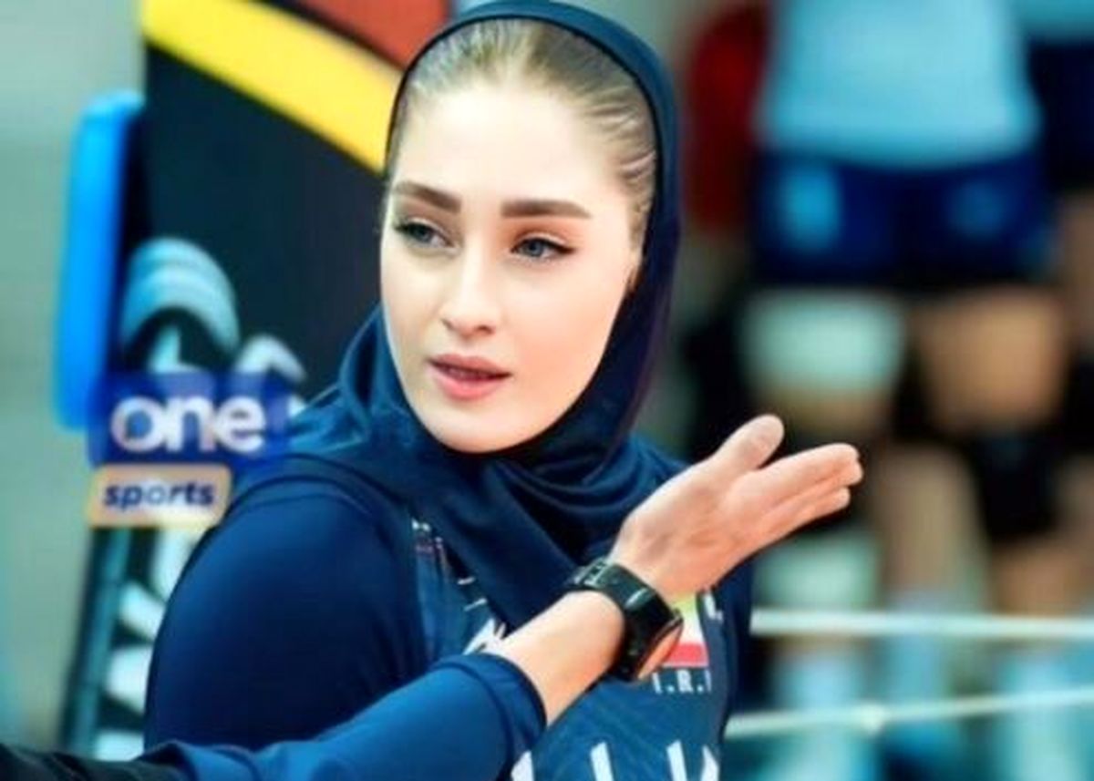 مادر خوشگل و تبریزی آیتک سلامت، کاپیتان چشمرنگی تیم ملی والیبال/کپی برابر اصل