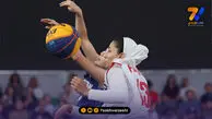 پیروزی قاطع بسکتبال سه‌نفره زنان ایران مقابل ازبکستان