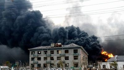 انفجار مرگبار در استان شانشی چین؛ یک کشته و ۲۱ زخمی (ویدئو)