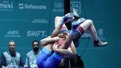 تصویر قهرمانان کشتی ایران پیش از شروع جنگ مدال +عکس