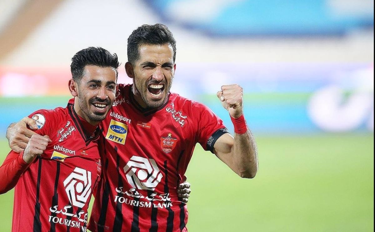 پاس گل سوم پهلوان سرخ مقابل استقلال