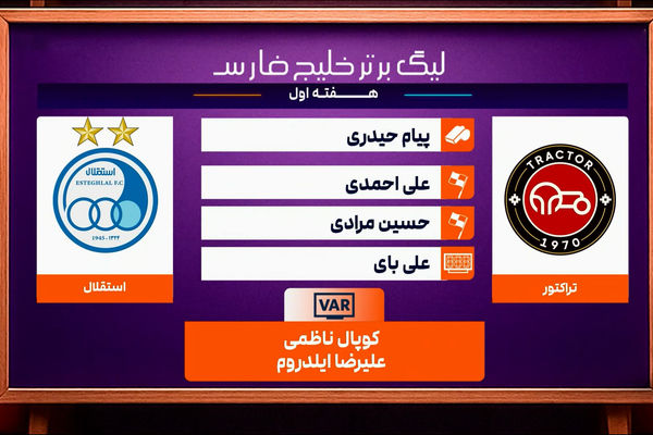 کارشناسی داوری تراکتور - استقلال