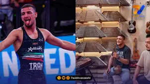 سینا خلیلی؛ تلفیق کشتی و موسیقی!