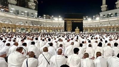 تصاویری از مناسک حج تمتع (رمی جمرات) در مکه مکرمه (ویدئو)