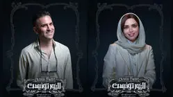 ژست های عجیب غریب بهنوش طباطبایی و هوتن شکیبا در پشت صحنه تئاتر «الیور توئیست»