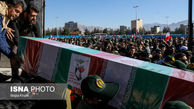 گزارش تصویری از مراسم تشییع شهدای انفجار تروریستی کرمان
