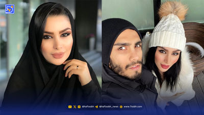 عکس عروسی ویدا جوان در لباس عروس منجق دوزی شده