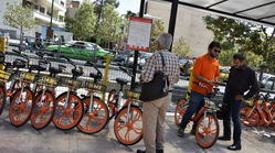 رونمایی از دوچرخه‌های جایگزین «بیدود» در تهران