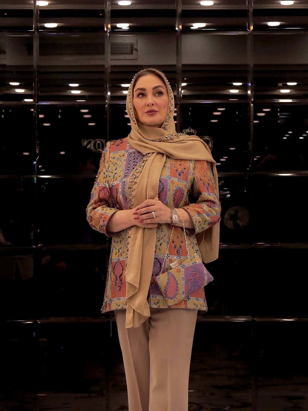 تیپ مجلل الهام حمیدی