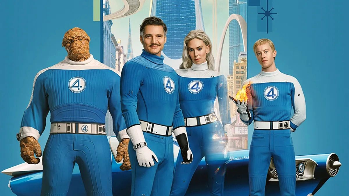 پوستر جدید فیلم The Fantastic Four: First Steps منتشر شد؛ بازگشت باشکوه چهار شگفتانگیز + عکس