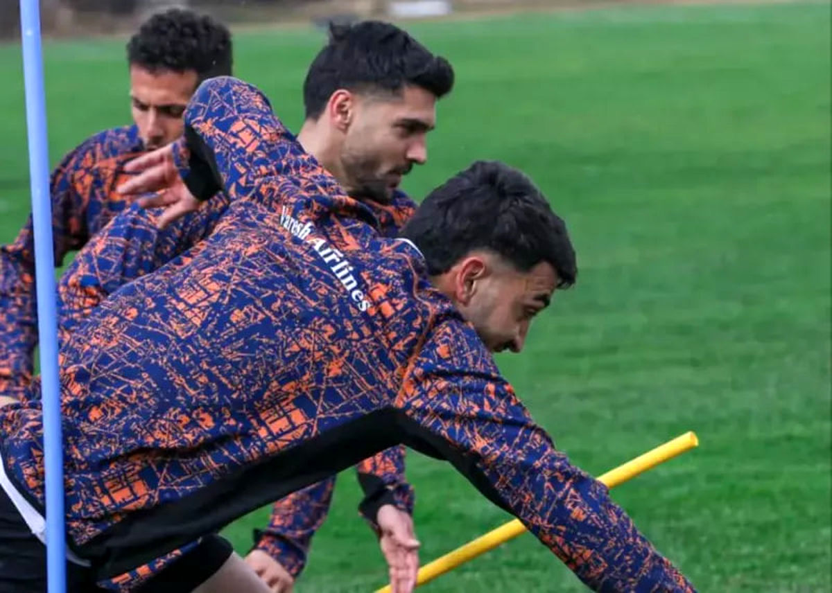 تمرین خاص نساجی برای نبرد حساس با پرسپولیس