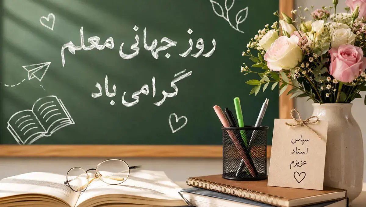 پیام تبریک روز جهانی معلم ۱۴۰۵ / پیام‌های عاشقانه، احساسی و رسمی به مناسبت روز جهانی معلم