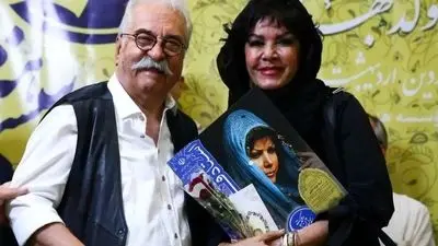 تصویری از رضا کیانیان بازیگر سریال بامداد خمار در کنار همسر و پسرش