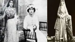سفر در زمان | خاص ترین لباس عروس بانوان زمان قاجار، دیدن لباسهای به این زیبایی که متعلق به 200 سال پیش خالی از لطف نیست