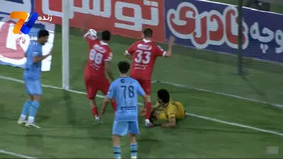 گل مردود پرسپولیس به چادرملو