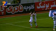 گل اول پرسپولیس به نساجی توسط محبی