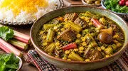 طرز تهیه خورشت ریواس با لپه خانگی