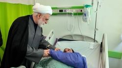 عیادت اژه‌ای از مجروحان تجاوز رژیم صهیونیستی به زندان اوین