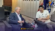 دیدار سردار آزمون و مهدی تاج در فدراسیون فوتبال