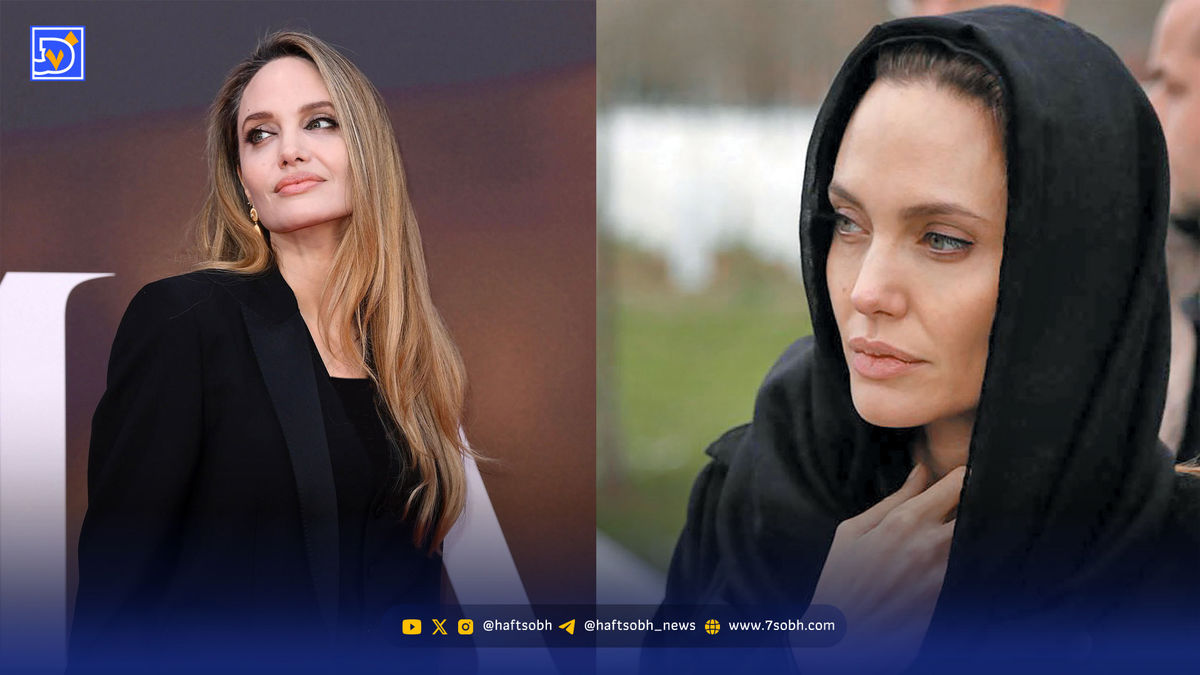 زیبایی خیره کننده آنجلینا جولی با پوشش متفاوت در فستیوال رم + عکس