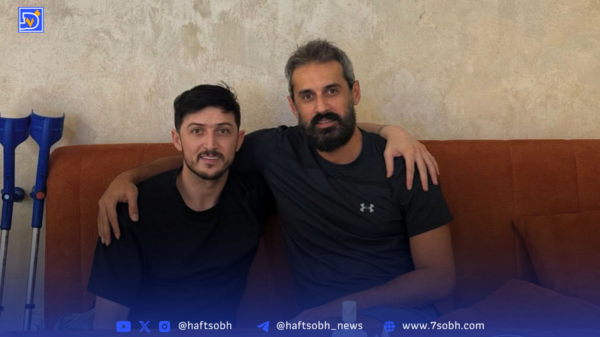 دیدار سردار آزمون و سعید معروف در دبی
