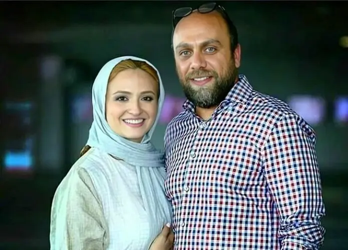 گلاره عباسی و همسرش